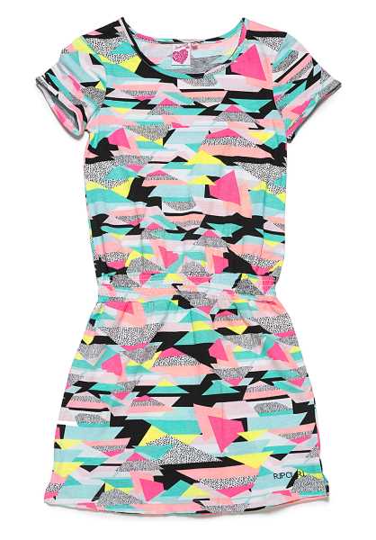 Rip Curl Go 80'S - Multicolor Bambini Bello Dresses (U1469)